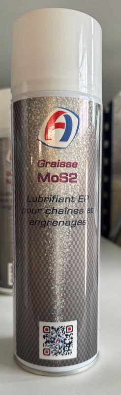 GRAISSE MoS2 spéciale chaines et engrenages -500ml