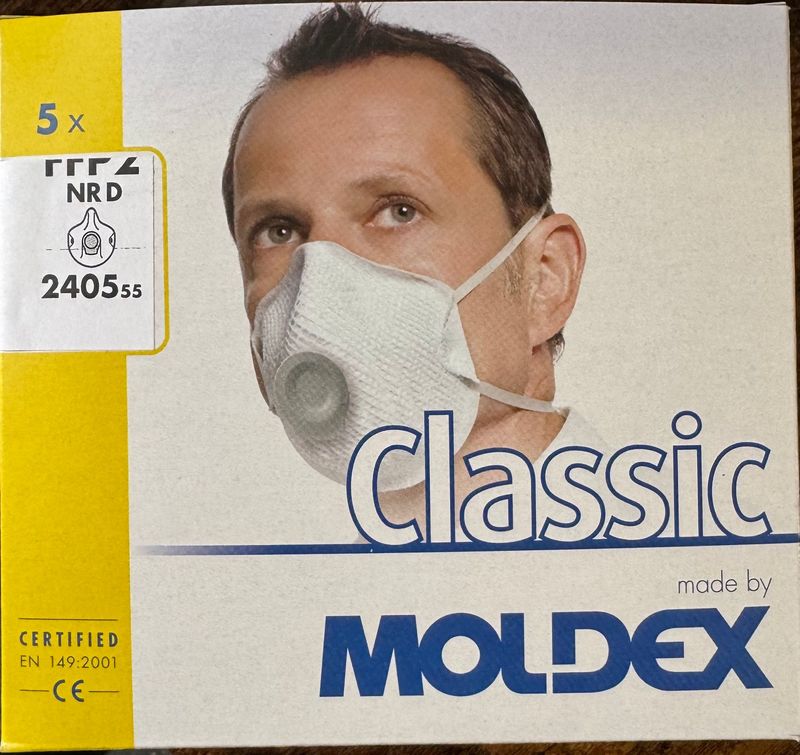 MASQUE CLASSIC MOLDEX - FFP2 - BOITE DE 5