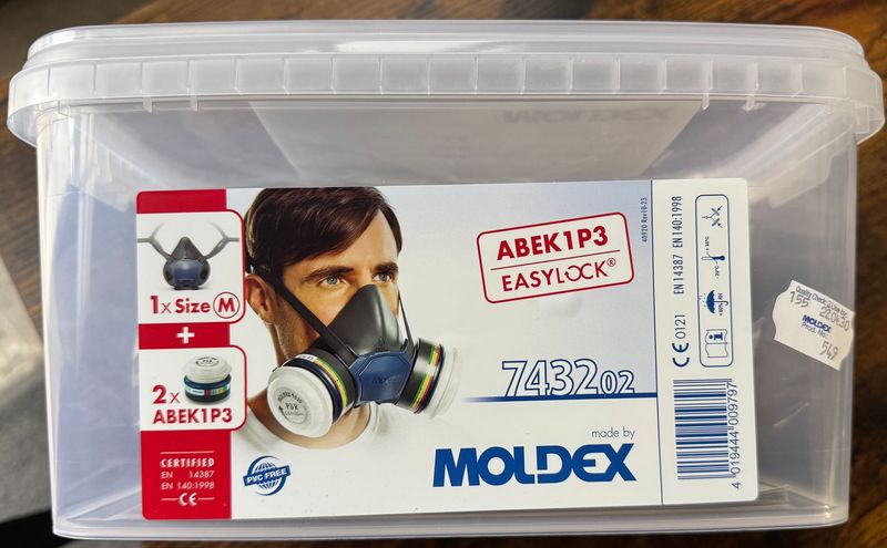 DEMI MASQUE TAILLE M - SERIE 7000 + 2 FILTRES ABEK1P3 R