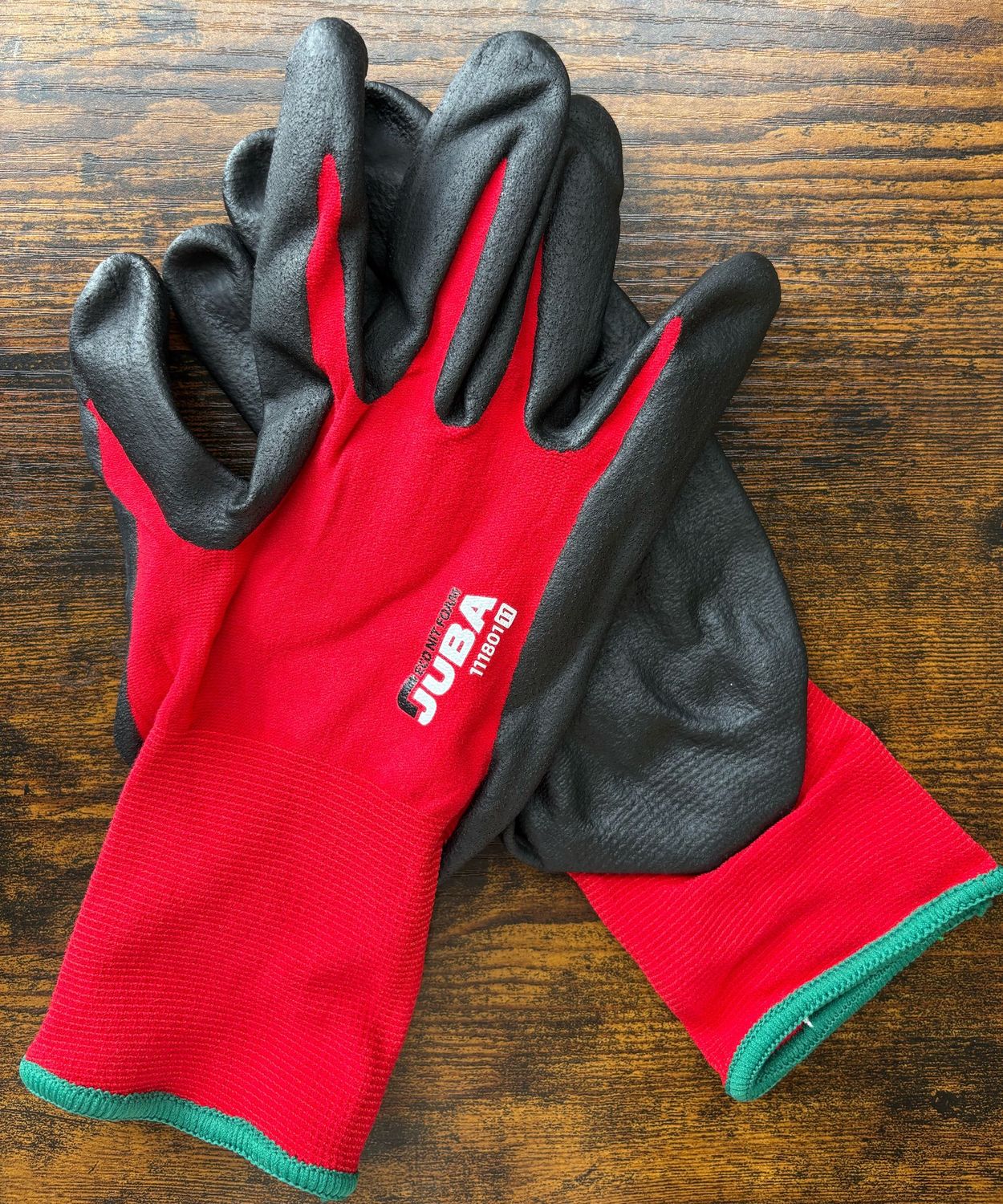 JUBA - GANTS NYLON/LYCRA AVEC ENDUCTION DE NITRILE FOAM SUR LA PAUME - T11 - SACHET DE 10 PAIRES