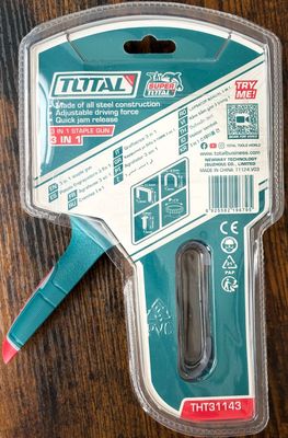 TOTAL - AGRAFEUSE CLOUEUSE MANUELLE TOTAL - AGRAFEUSE CLOUEUSE MANUELLE