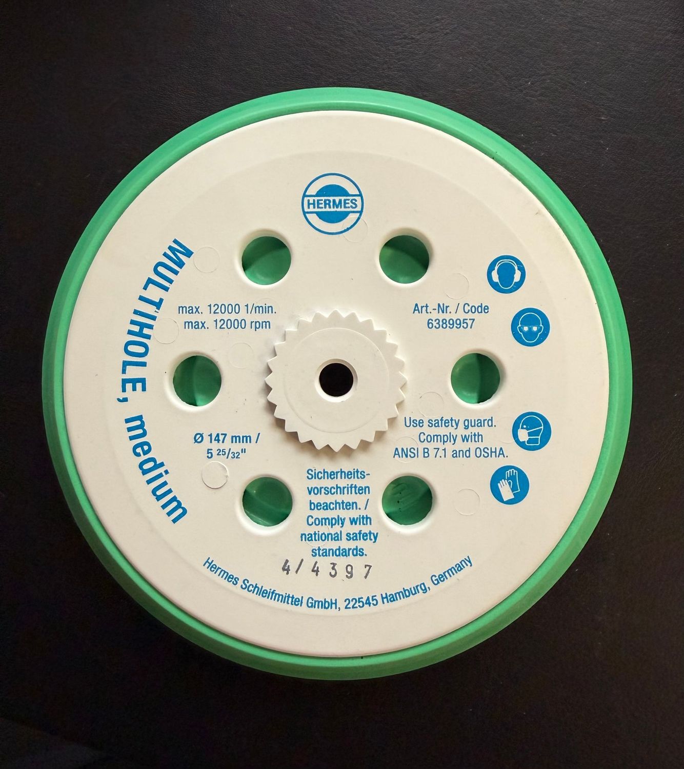 PLATEAU MOUSSE MEDIUM - POUR DISQUES 150mm