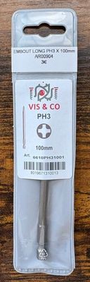 EMBOUT LONG PH3 - 100MM