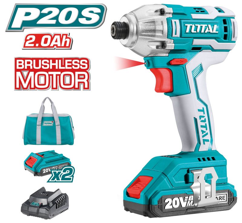 VISSEUSE 1/4 - 20V LIVRE AVEC CHARGEUR+2 BATTERIES+SAC