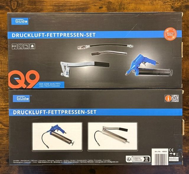 PISTOLET À GRAISSE À AIR COMPRIMÉ