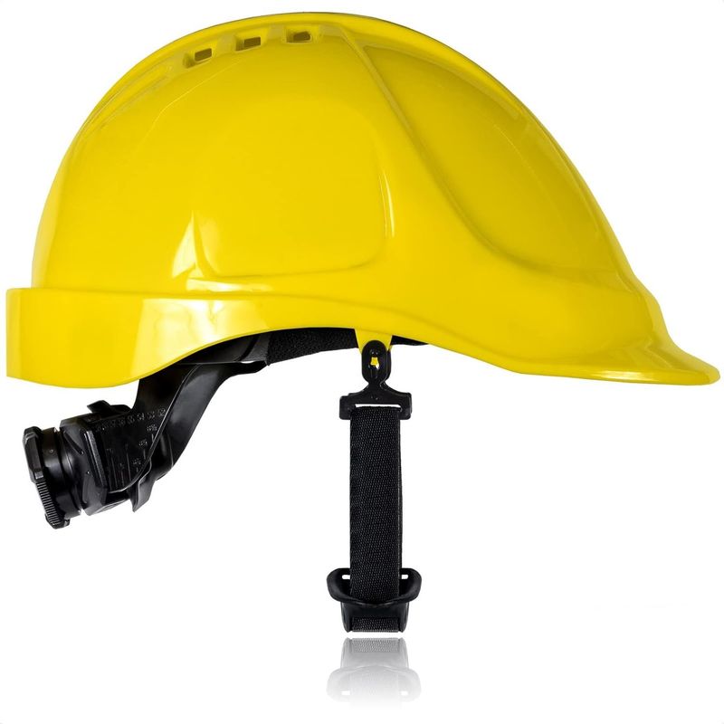 CASQUE DE CHANTIER - JAUNE
