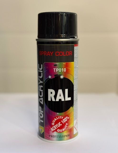 Spray peinture 100% acrylique 400ml - RAL9011 - Noir graphite Spray peinture 100% acrylique 400ml - RAL9011 - Noir graphite