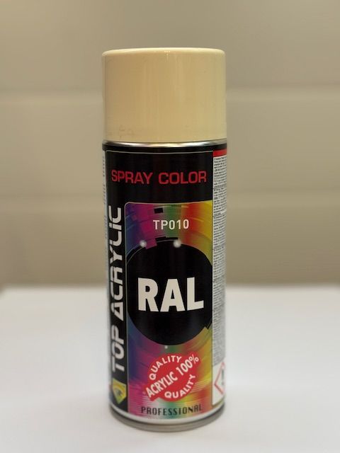 Spray peinture 100% acrylique 400ml - RAL1015 - Ivoire claire Spray peinture 100% acrylique 400ml - RAL1015 - Ivoire claire