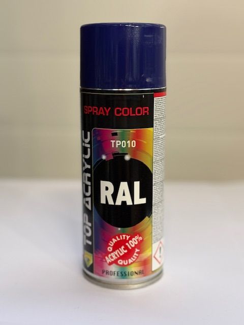 Spray peinture 100% acrylique 400ml - RAL5022 - Bleu nuit Spray peinture 100% acrylique 400ml - RAL5022 - Bleu nuit