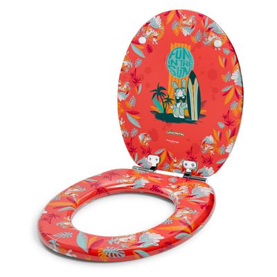 ABATTANT WC LAPINS CRETINS ABATTANT WC LAPINS CRETINS