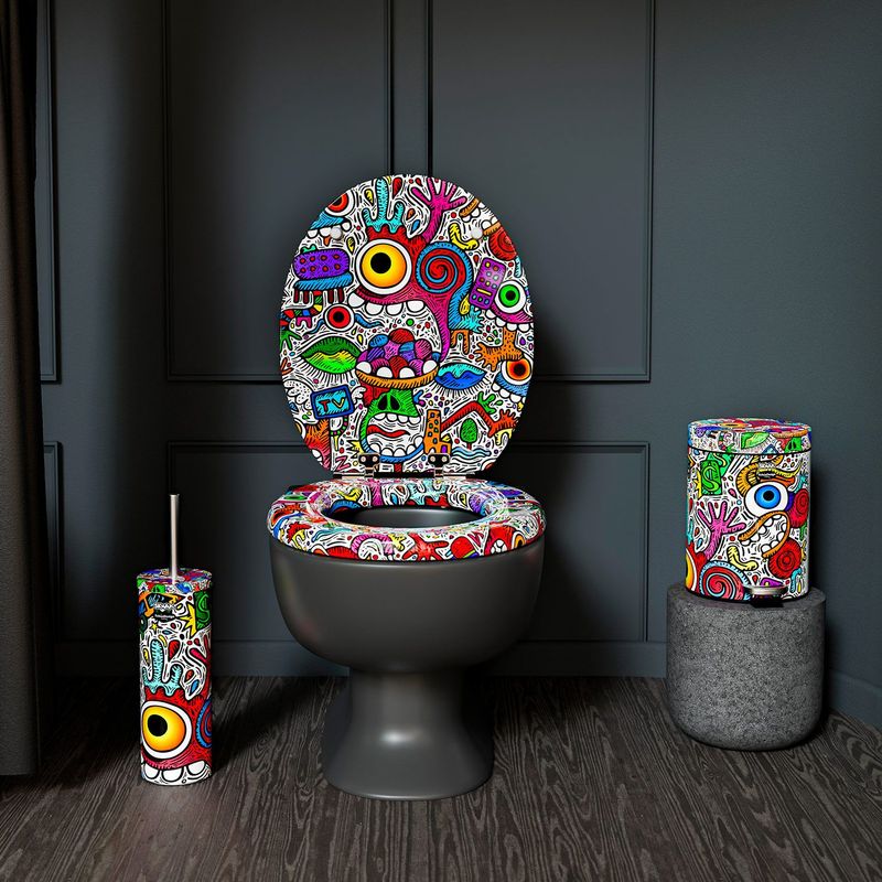 ABATTANT WC CRAZY MANIAC by SKWAC