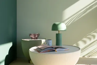 TISCHLEUCHTE LOUNGY SALBEI 38CM