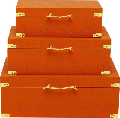BOX NOAH ORANGE (3/SET)