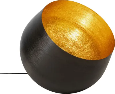 Bodenleuchte Apollon Smooth Schwarz Ø50cm