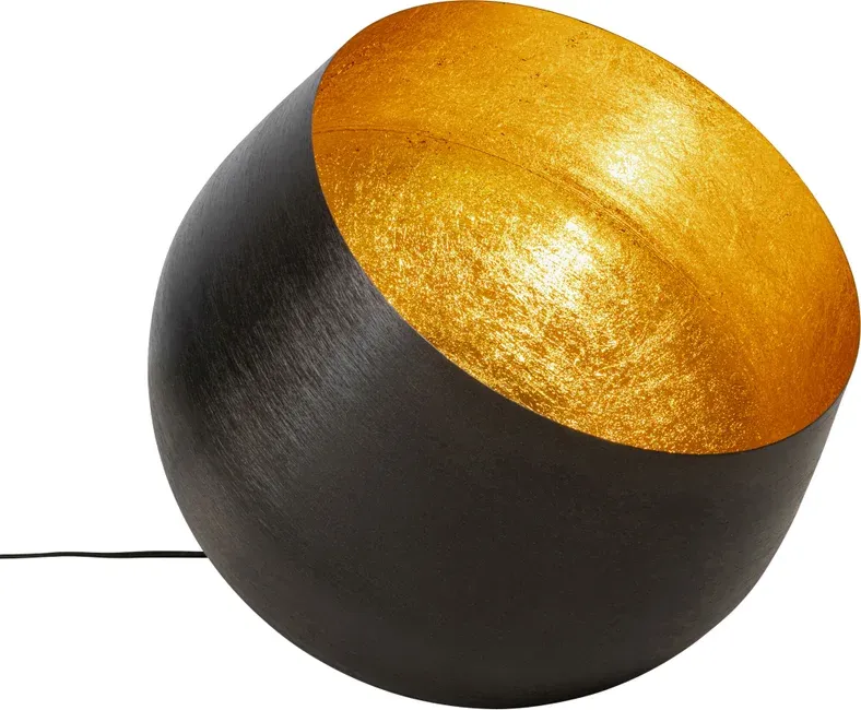 Bodenleuchte Apollon Smooth Schwarz Ø50cm