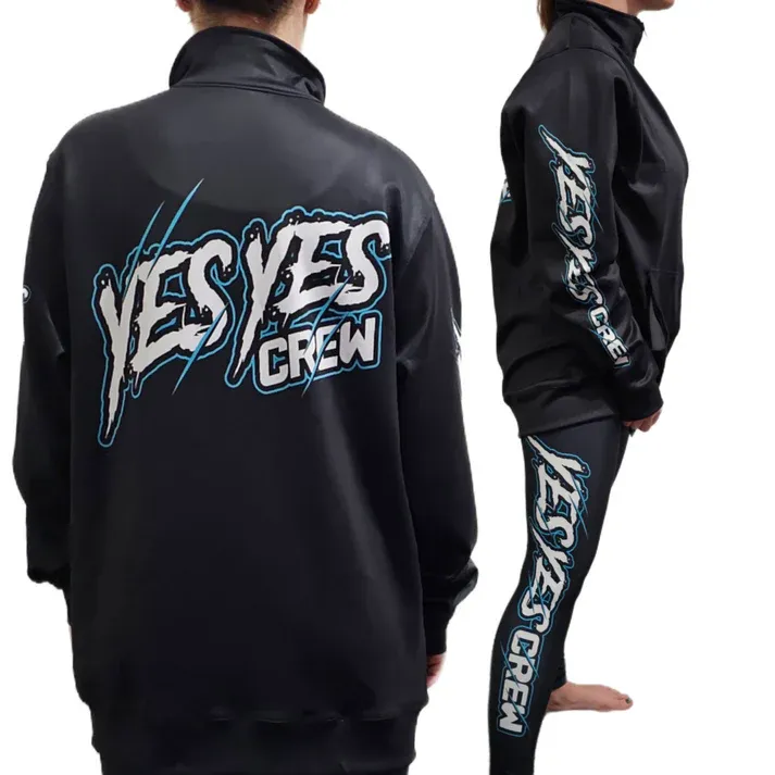 YES YES CREW ZIP UP JUMPER Size Large