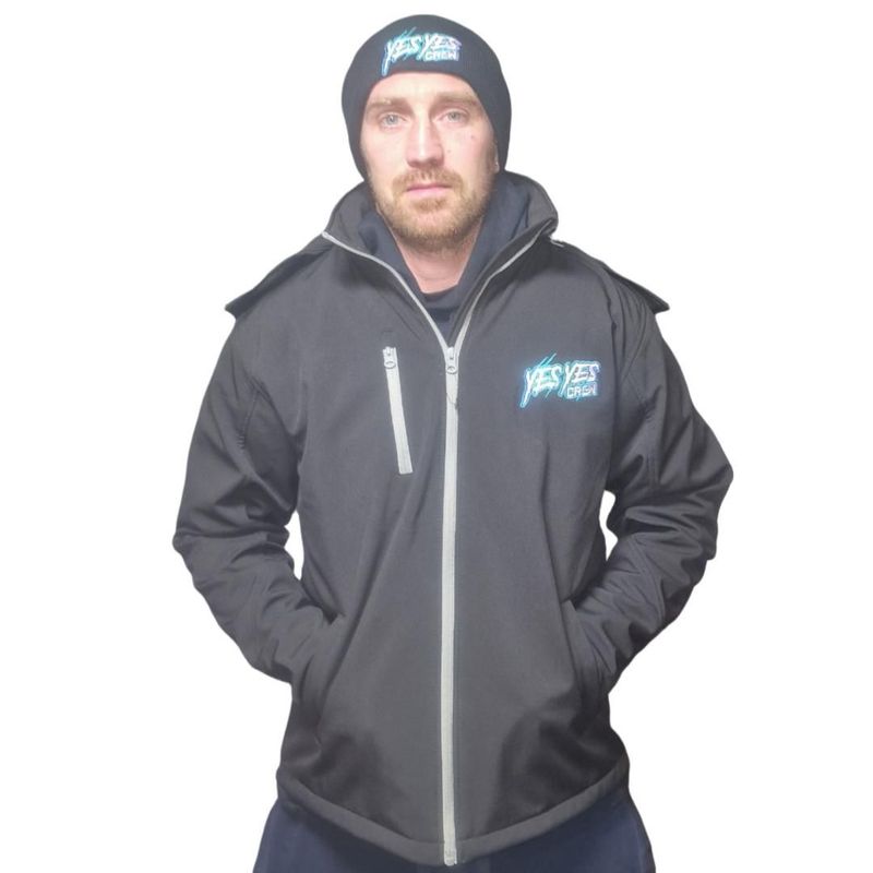 Light stylish zip hooded jacket.