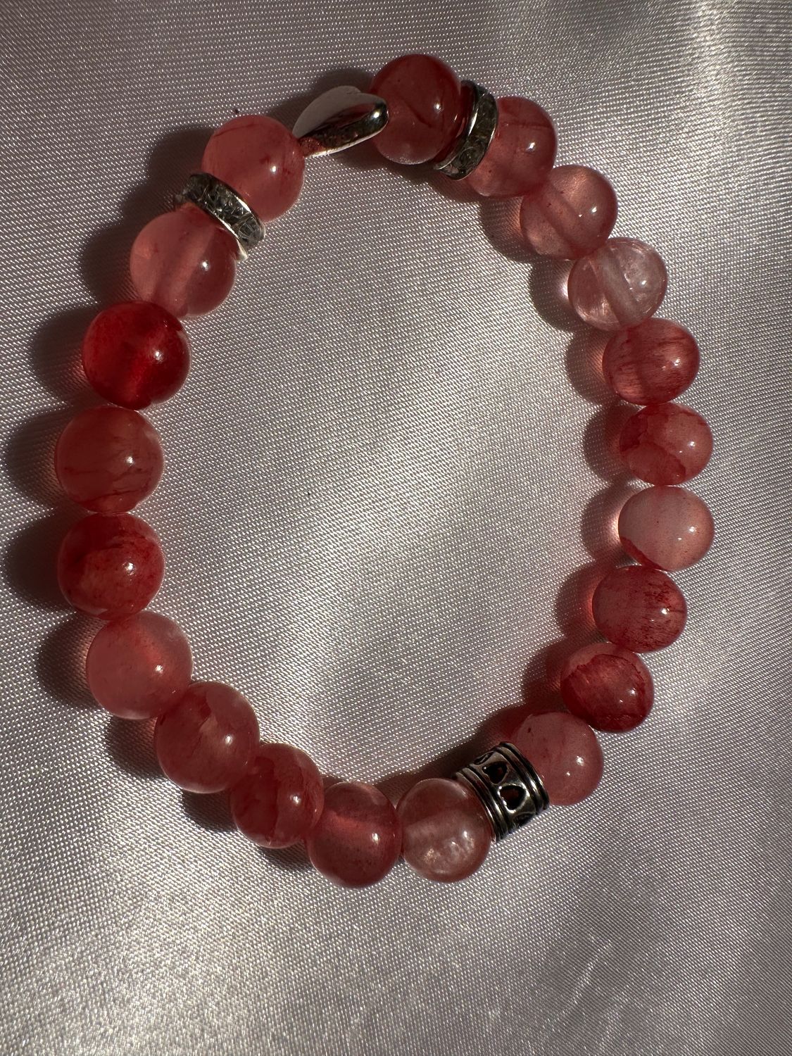 Cherry Quartz Bracelet