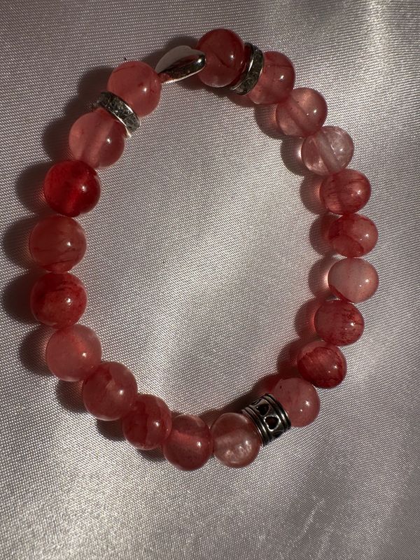 Cherry Quartz Bracelet