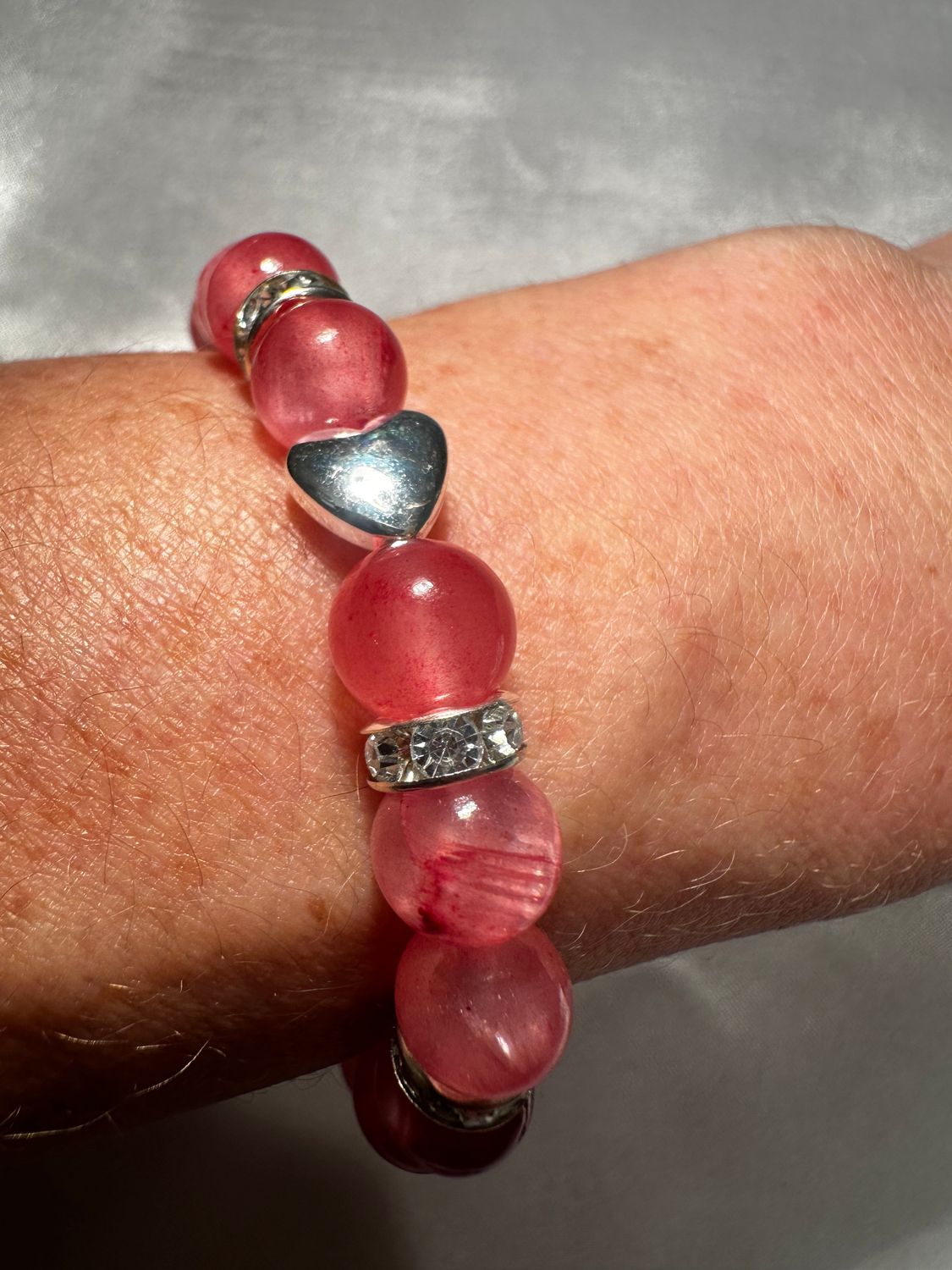 Cherry Quartz Bracelet