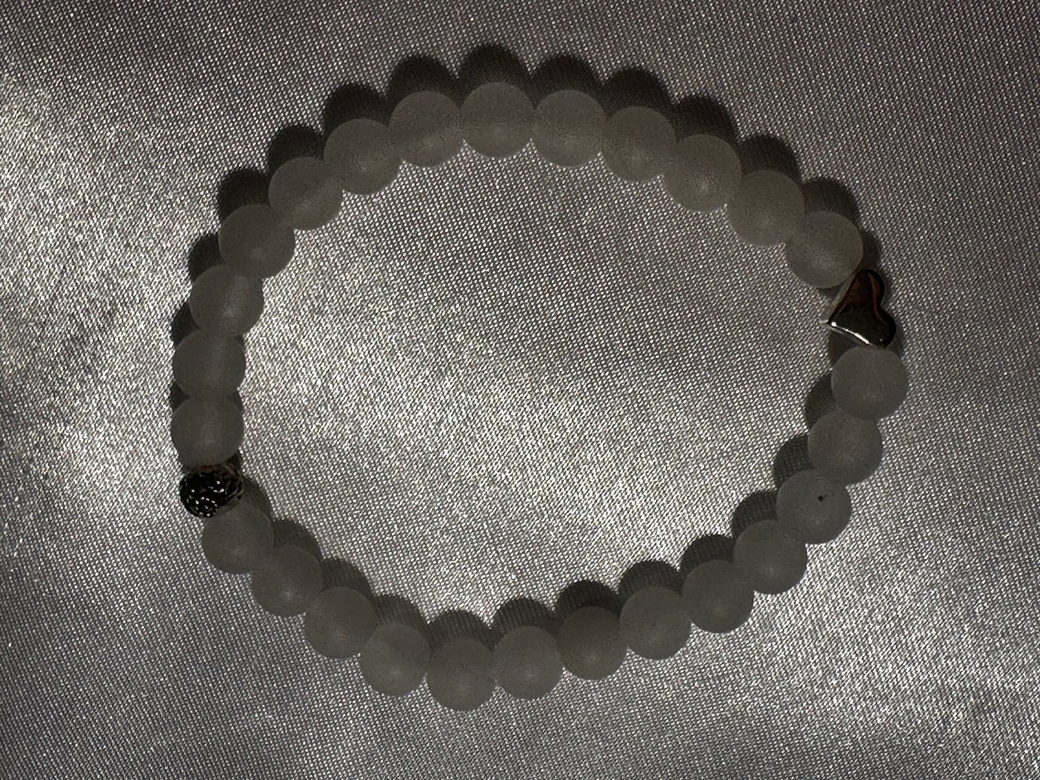Frost White Jade Bracelet