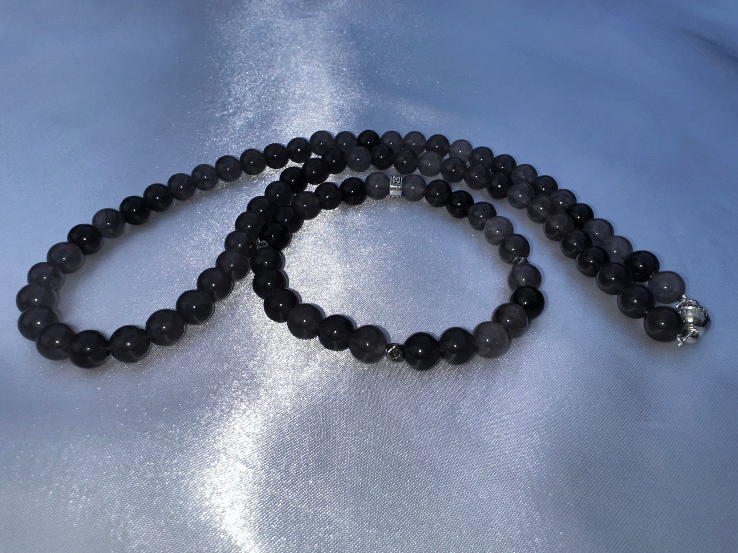 Grey Chalcedony Set for Men