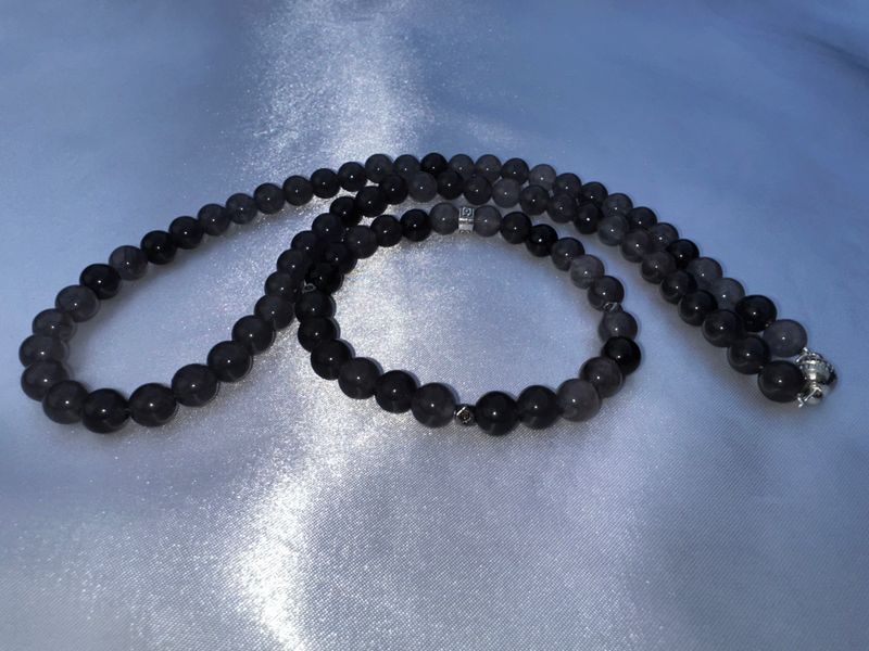 Grey Chalcedony Set for Men