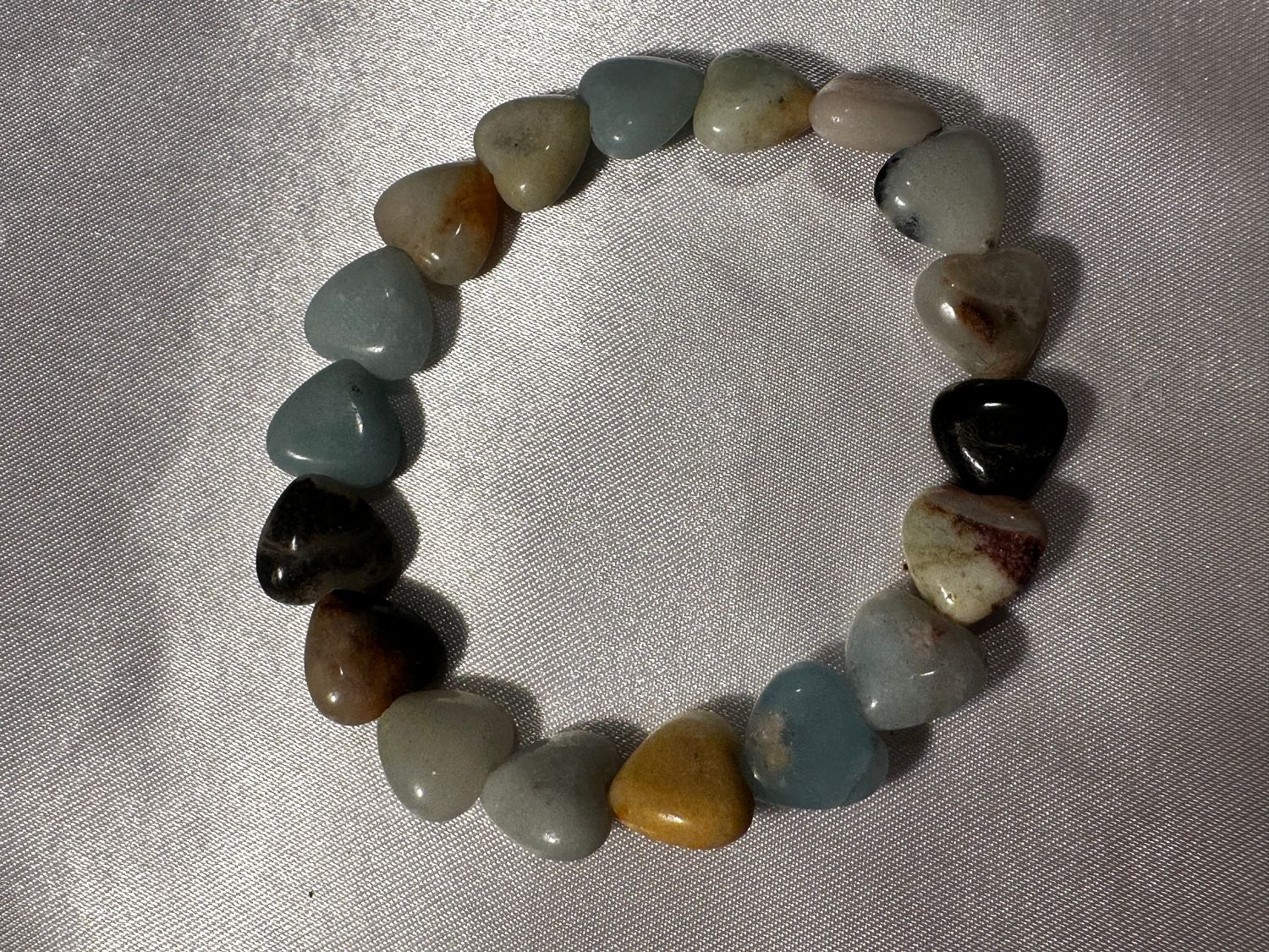 Hearts Amazonite Bracelet