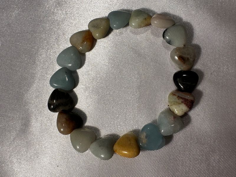 Hearts Amazonite Bracelet