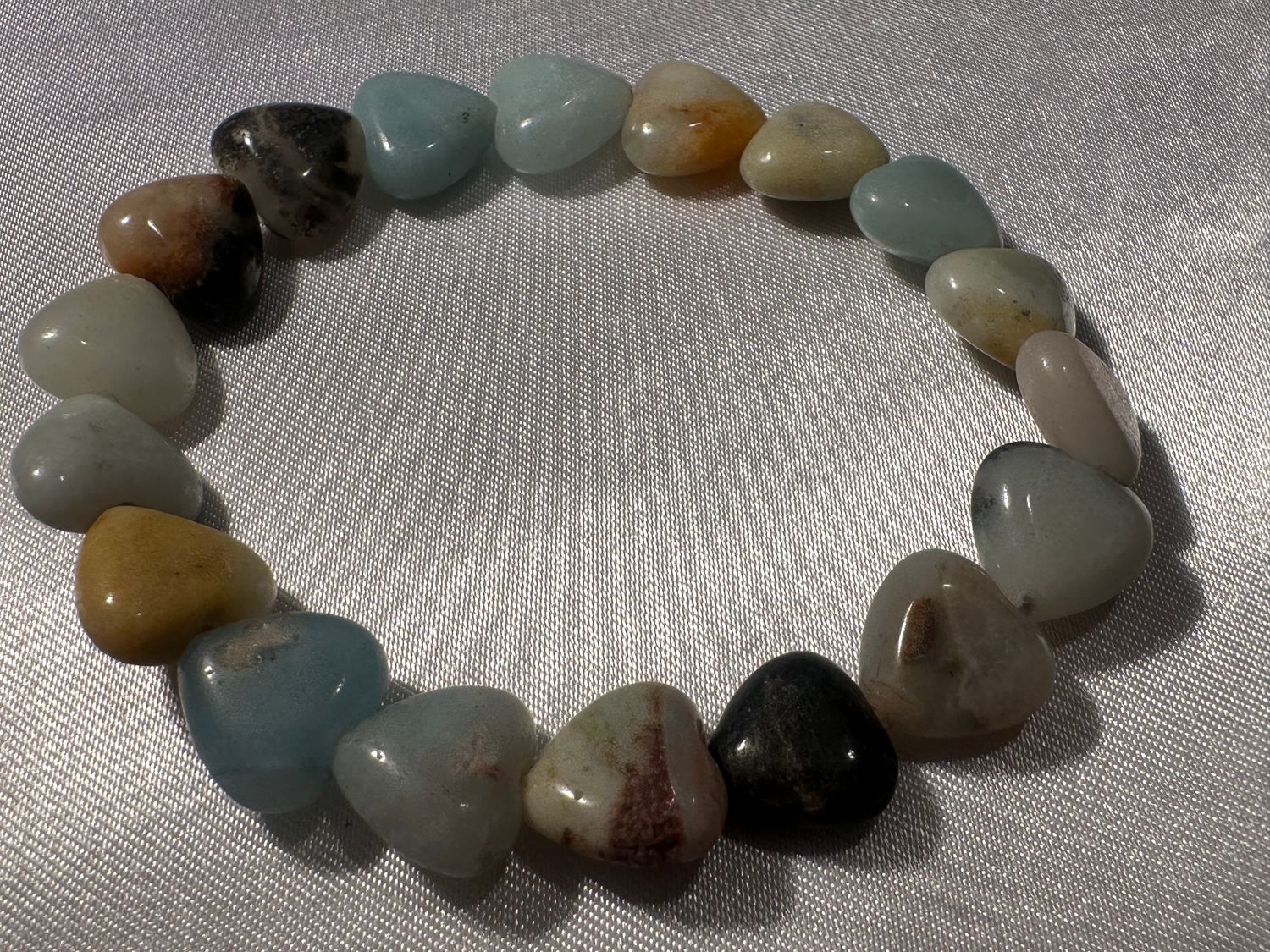 Hearts Amazonite Bracelet