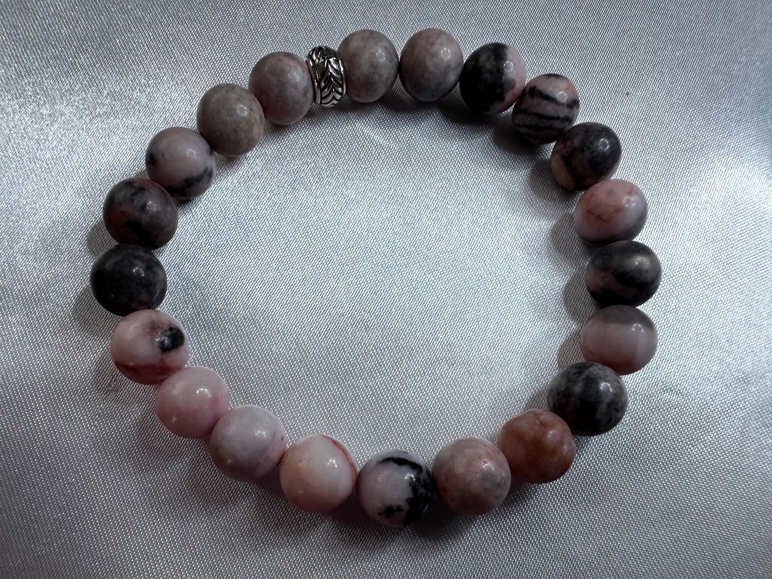 Pink Zebra Jasper Bracelet