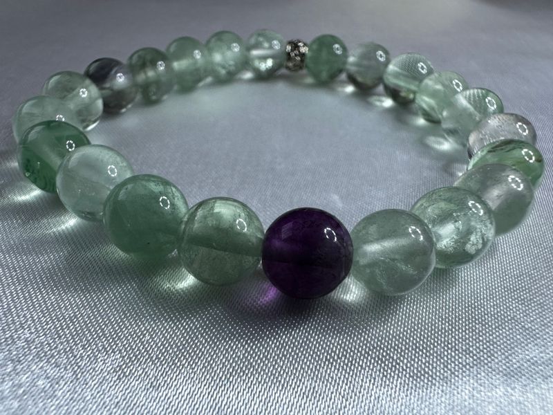 Mixed Colored Fluorite Bracelet