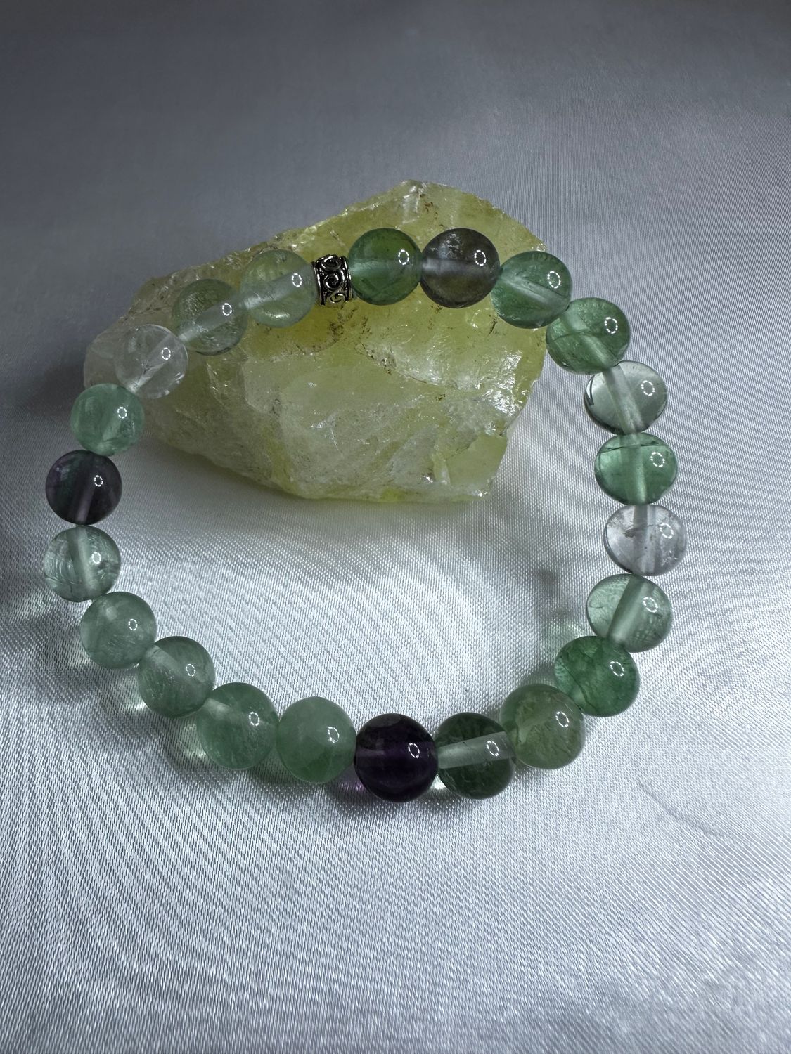 Mixed Colored Fluorite Bracelet