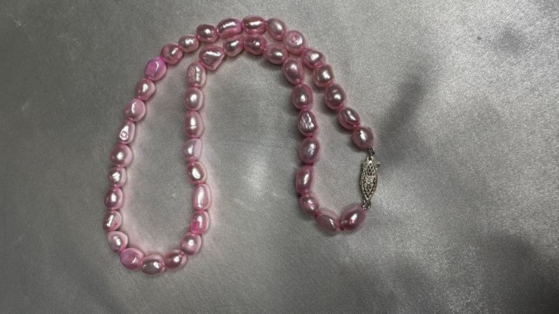Pink Pearl Necklace