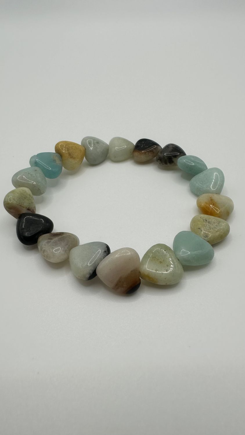 Hearts Amazonite Bracelet