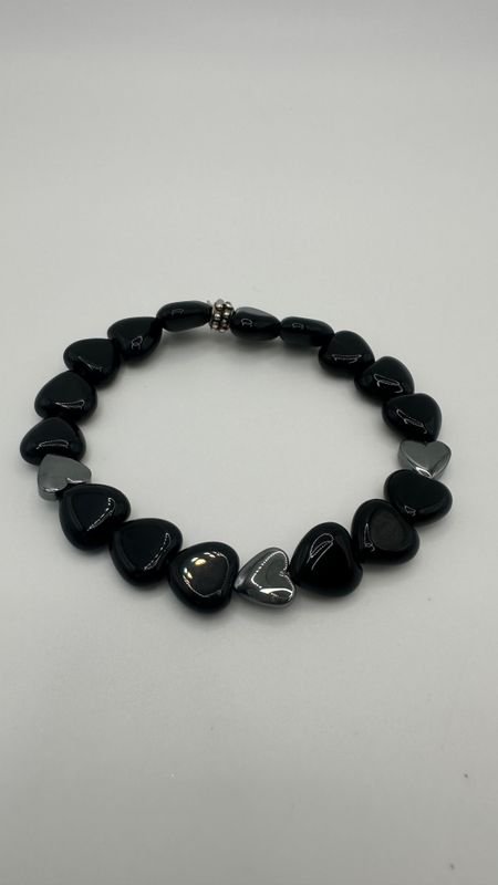 Black Obsidian Hearts