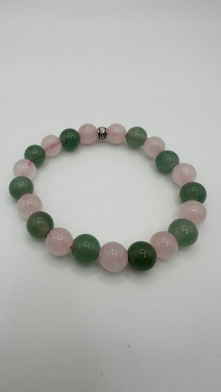 Rose Quartz &amp; Green Aventurine