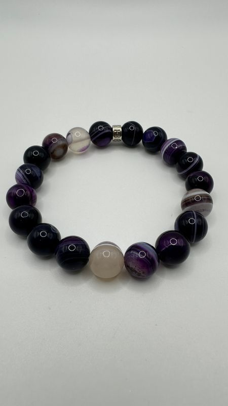 Purple Striped Agate
