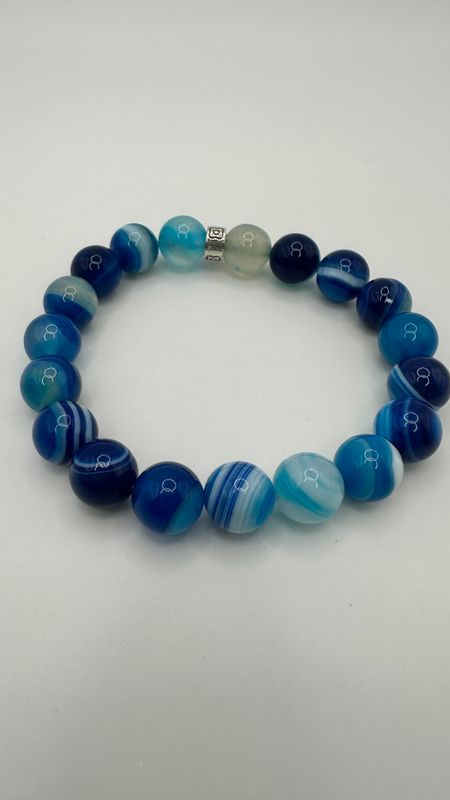 Blue Striped Agate