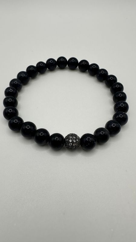 Dark Blue Goldstone