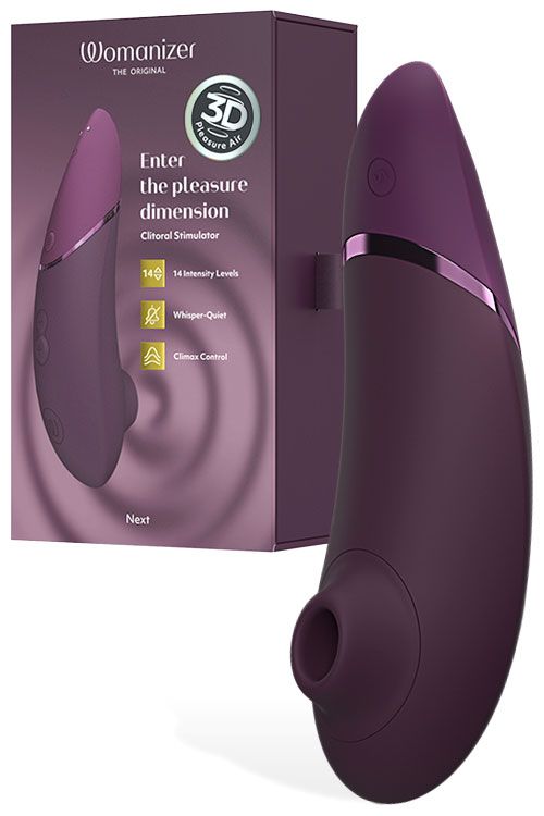 Womanizer Next 7.6&quot; 3D Pleasure Air Clitoral Stimulator with Autopilot &amp; Smart Silence