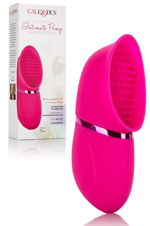 California Exotic Vibrating 6&quot; Silicone Pussy Pump