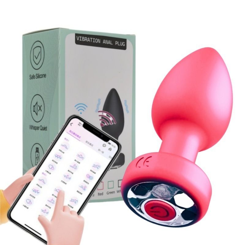 💗 Pink Remote Anal Plug