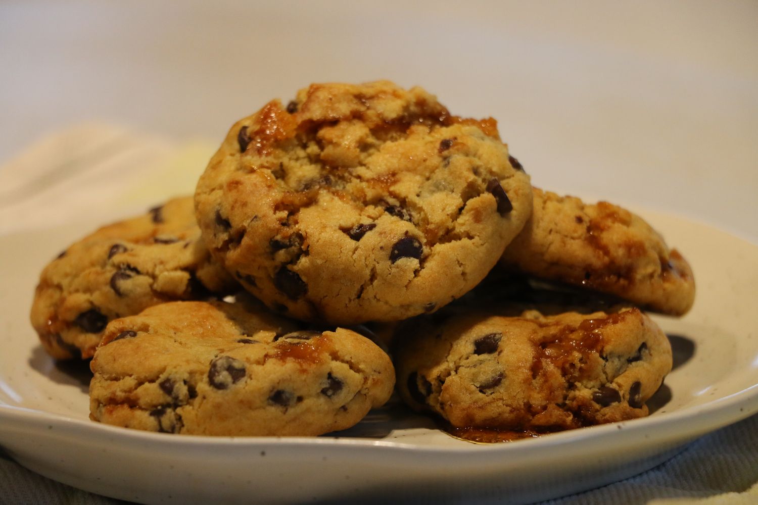 Frozen Brown Butter Caramel Cookies