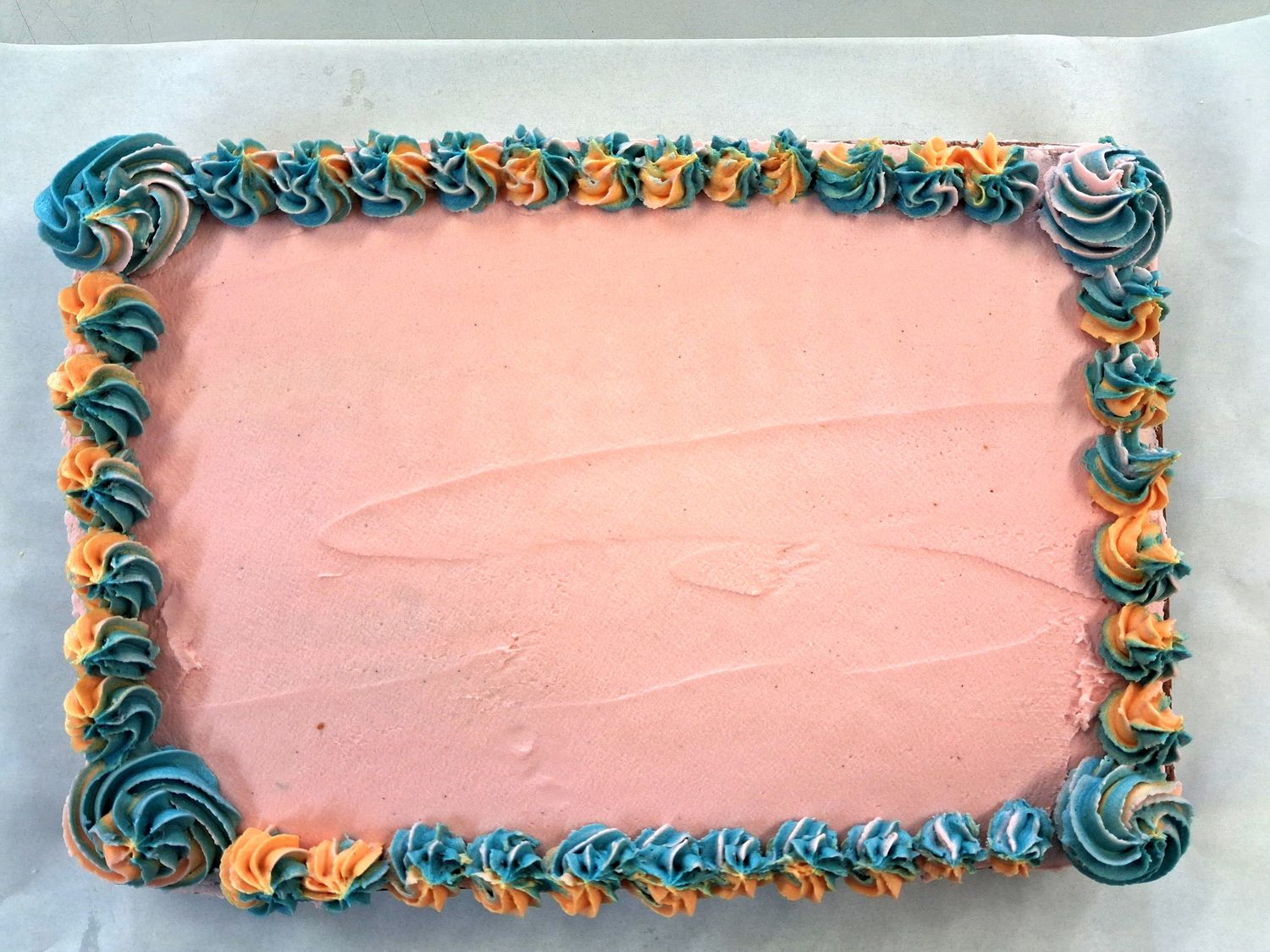 Birthday Cake; whole class cake