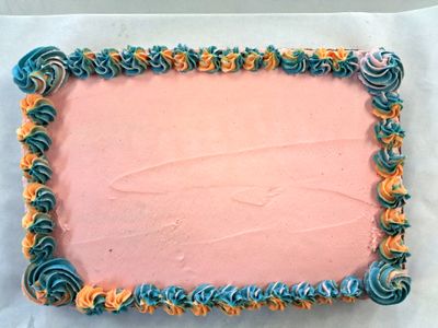 Birthday Cake; whole class cake