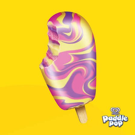 Rainbow Paddle Pop