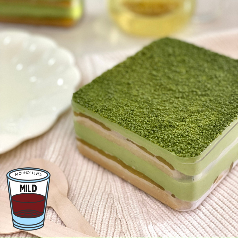 Matcha Osmanthus Tearamisu (Mild Alc)
