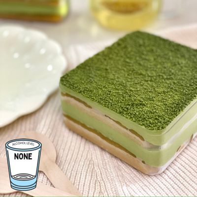 Matcha Osmanthus Tearamisu (No Alc)