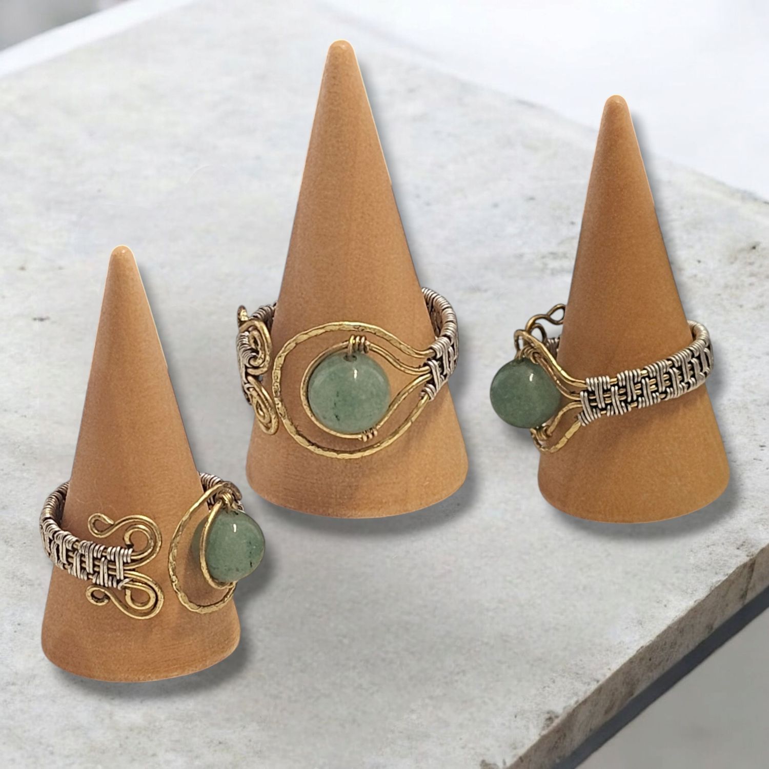 Jade Adjustable Ring